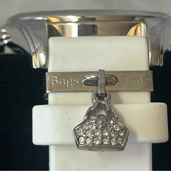 Rosato Bags Time by Rosato White Tone Quartz Analog Ladies Watch - Picture 14 of 16